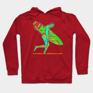 Surfer Color Man Hoodie